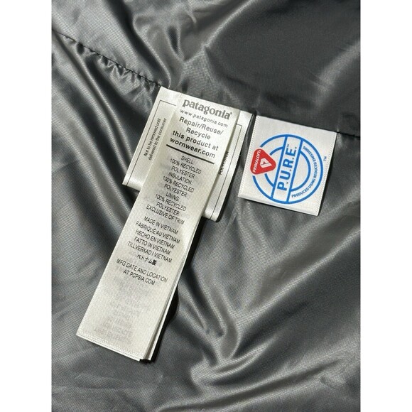 Patagonia Nano Puff Men Vest Size Small 84242 PrimaLoft Full Zip Forge Gray NWT - Picture 7 of 13